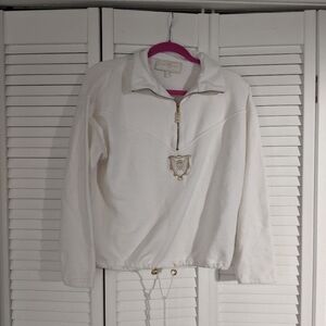 Vintage St. John Sport Pullover Drawstring Sweatshirt